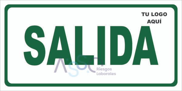 Señalización Sencilla 30x15 cm