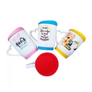 Mug Personalizado - Tapa y Base de Caucho