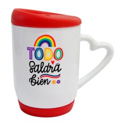 Mug Personalizado - Tapa y Base de Caucho